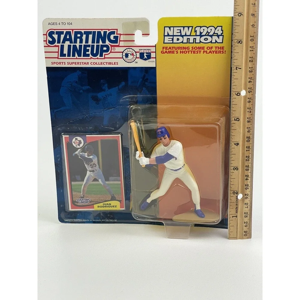Starting Lineup 1994 Ivan Rodriguez Texas Rangers Baseball MLB SLU